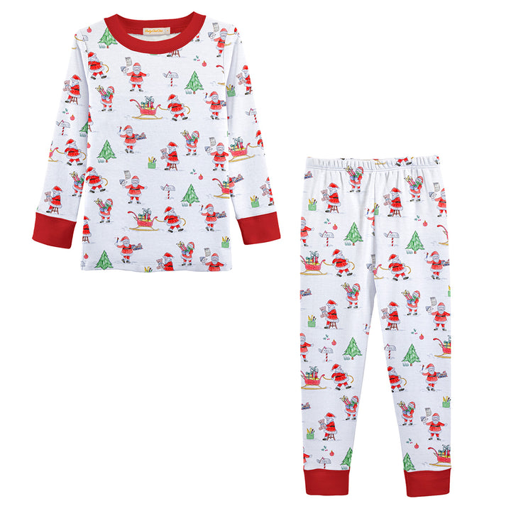 Santa's Workshop Boy's Pajama Set by Baby Club Chic
