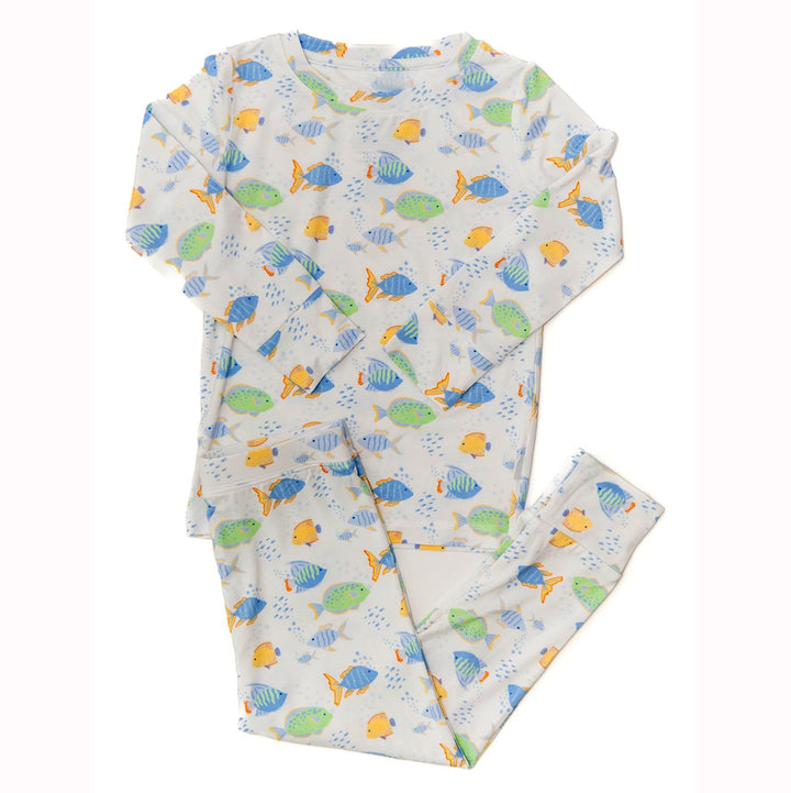 School of Fish Pajama Set by The Uptown Baby