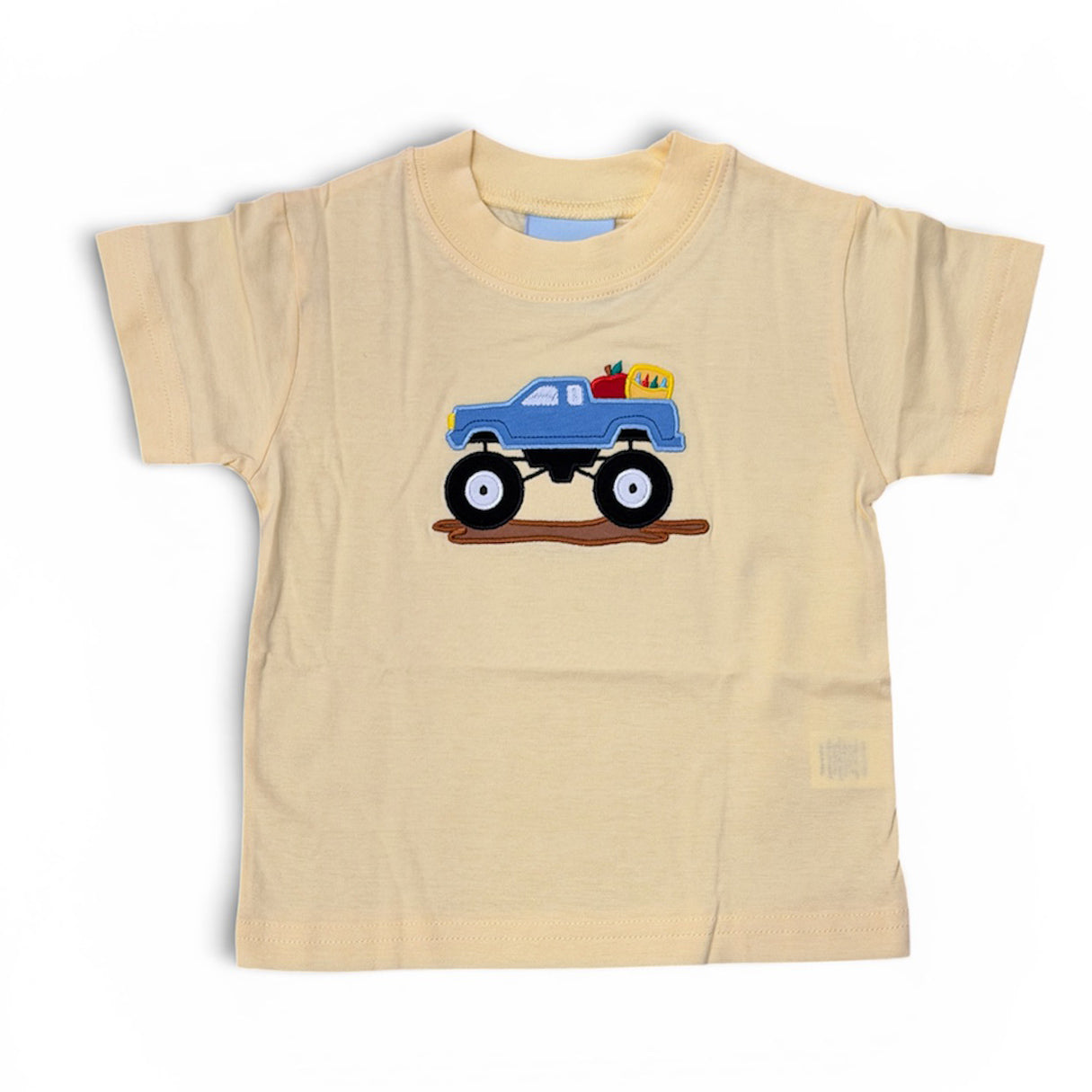 Back to School Monster Truck with Crayons Shirt by The Smiley Crab