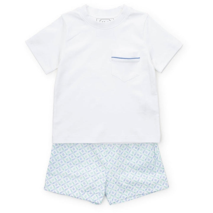 Back to School Plaid Hudson's Short Set by Lila & Hayes