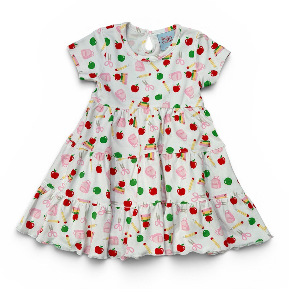Back-to-School Print Twirl Dress by The Smiley Crab