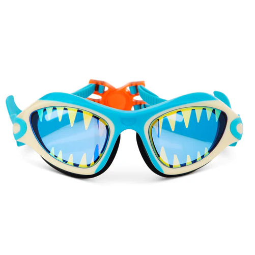 Bling2o Shark Tooth White Shark Swim Goggles
