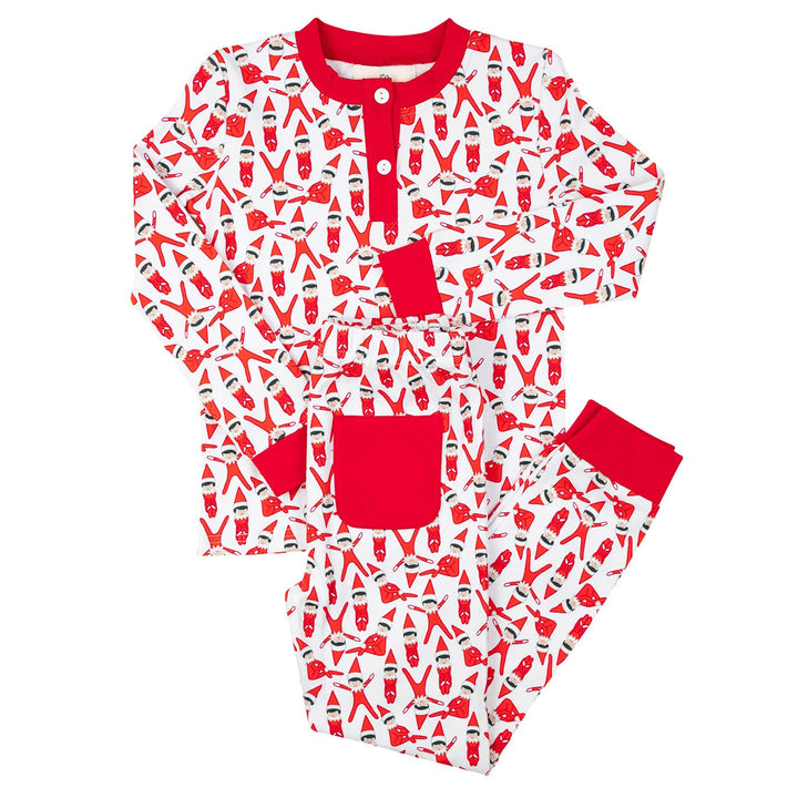 Elf Pajama Set by Smockingbird