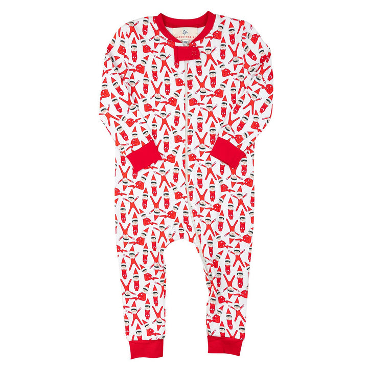 Elf Zipper Pajama by Smockingbird