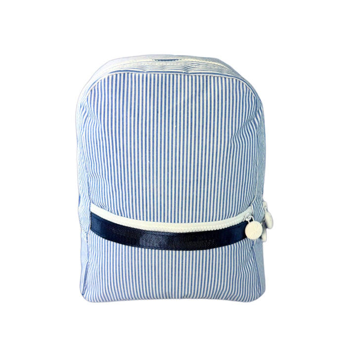 Navy Stripe SMALL Glossy Backpack by Mint Sweet Little Things