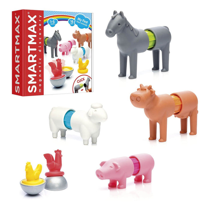 My First Farm Animals Magnetic Play Set by SmartMax