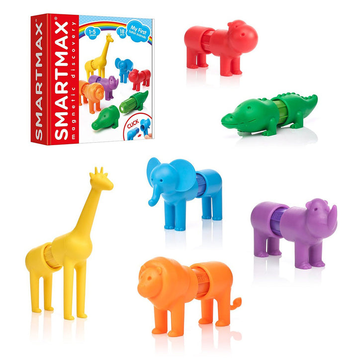 My First Safari Animals Magnetic Play Set by SmartMax