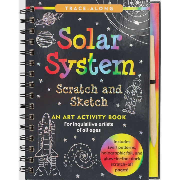 Scratch & Sketch Art Activity Book - Solar System