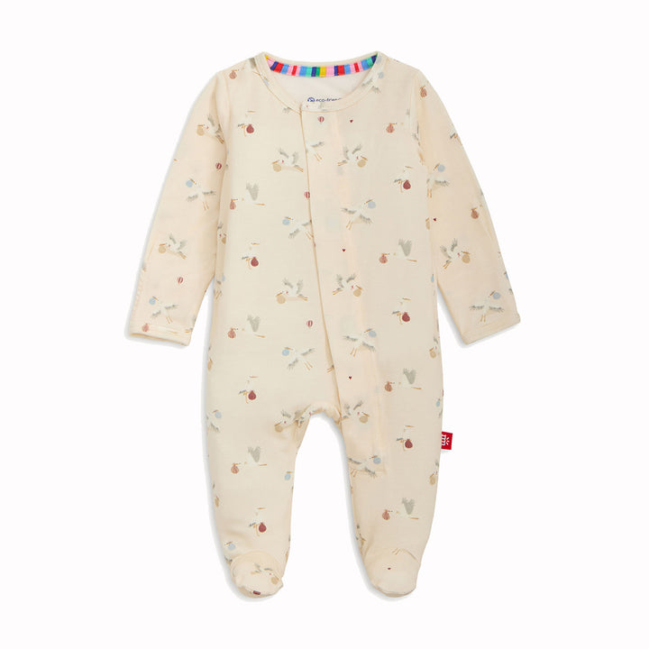 Special Delivery Stork Modal Footie by Magnetic Me