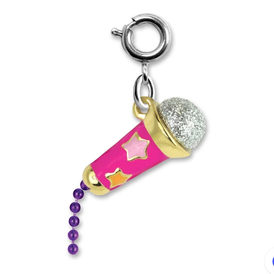 Star Microphone Charm by Charm It!