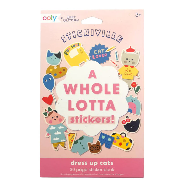 Ooly Stickiville Stickers - Dress Up Cats