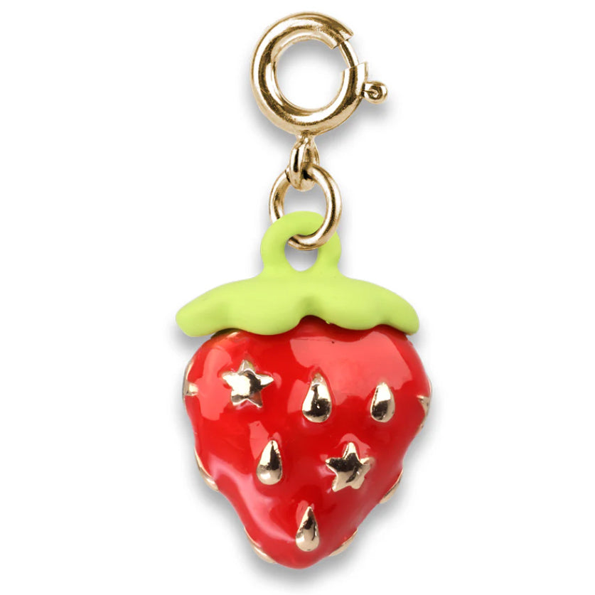 Gold Strawberry Charm by Charm It!