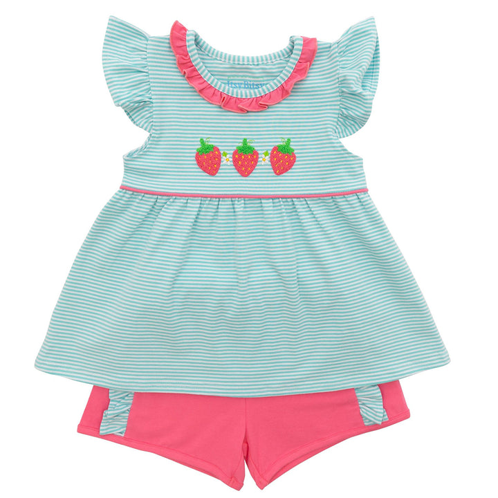 Strawberry Short Set by Itsy Bitsy