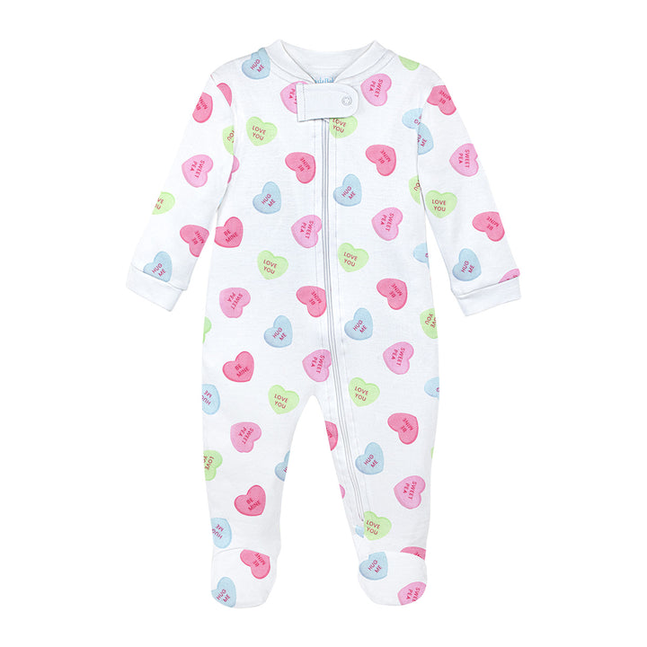 Sweet Candies Zipper Footie by LydaBaby
