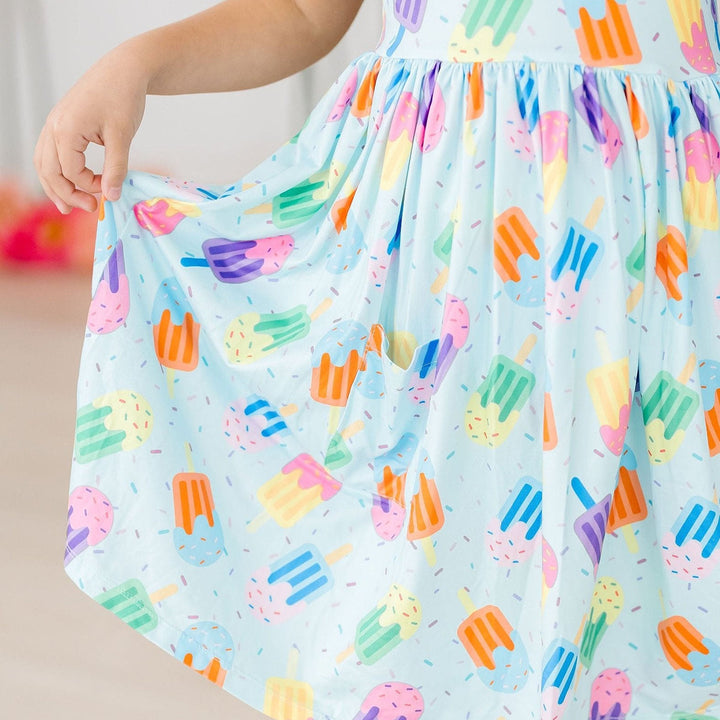 Sweet Treats Short-Sleeve Pocket Twirl Dress by Mila & Rose