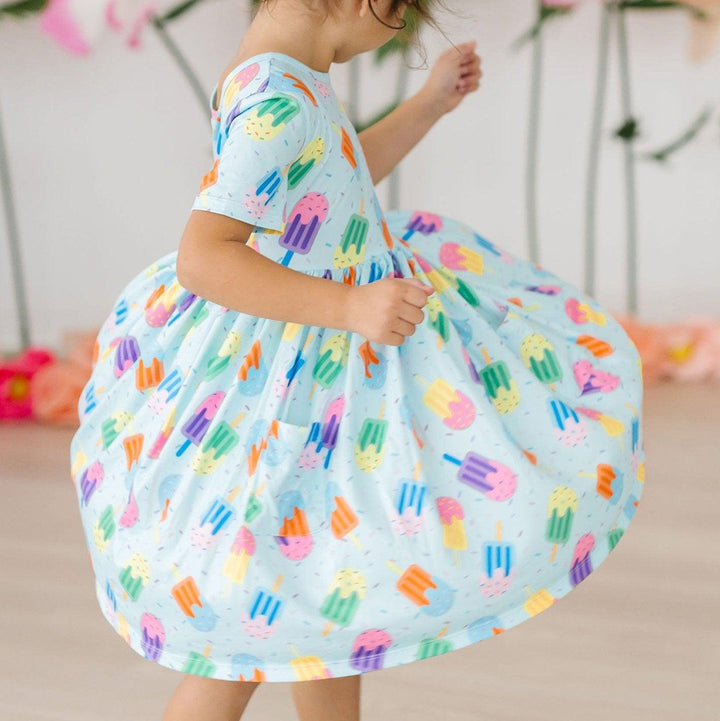 Sweet Treats Short-Sleeve Pocket Twirl Dress by Mila & Rose
