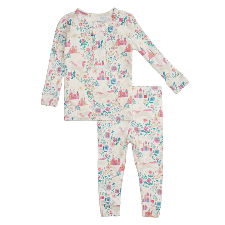 Unicorn Tail of Magic Castles Modal Pajama Set by Magnetic Me