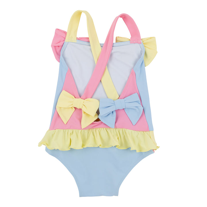 Blue/Pink/Yellow Taylor Bay Bathing Suit by The Beaufort Bonnet Company