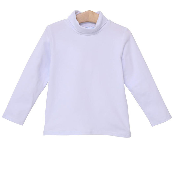 White Taylor Turtleneck by Trotter Street Kids
