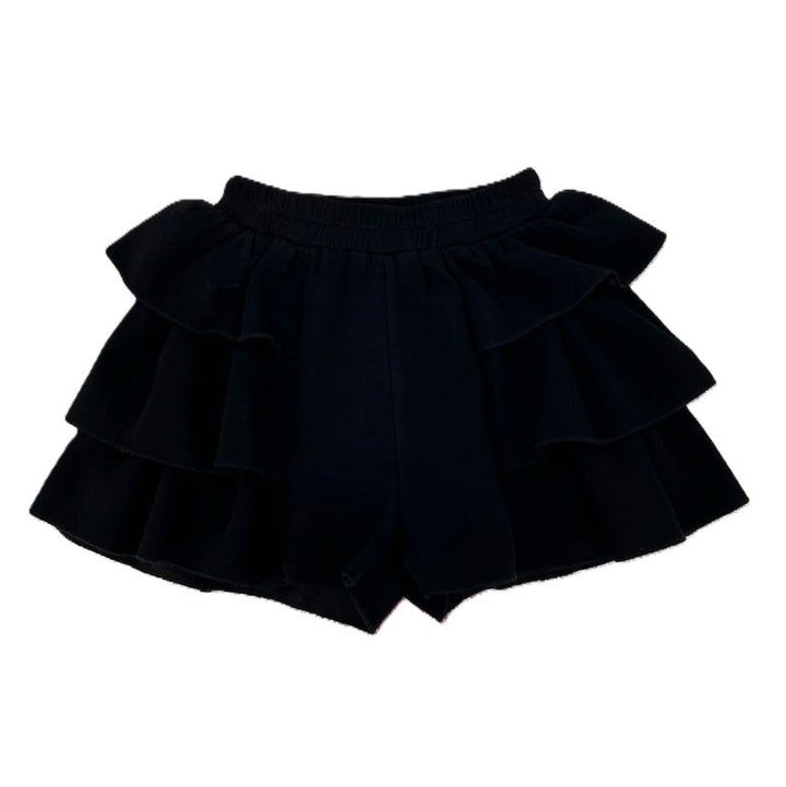 Black Tiered Shorts by ML Kids