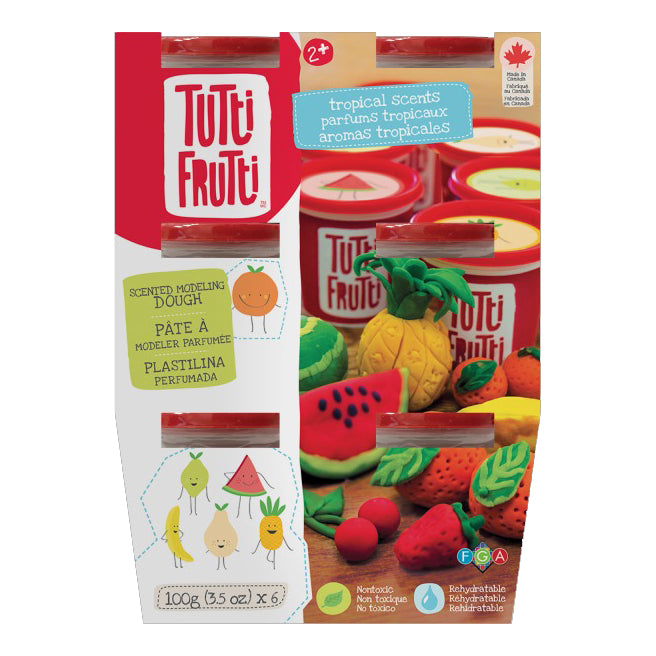 Tutti Frutti Tropical Scents 6-Pack Dough Kit