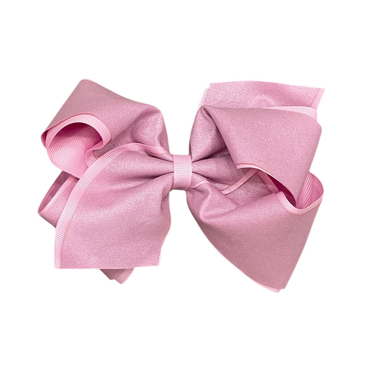 Tulip Shimmer with Grosgrain Overlay Bow by Wee Ones (2 sizes)