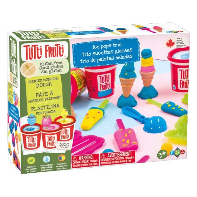 Tutti Frutti Ice Pops Trio Dough Kit