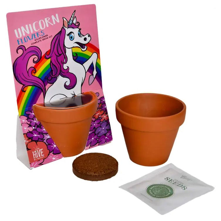 Whimsical Unicorn Flowers Grow Kit by Buzzy Inc.