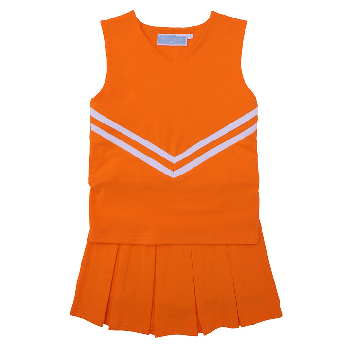 Orange Cheer Uniform Set by Trotter Street Kids
