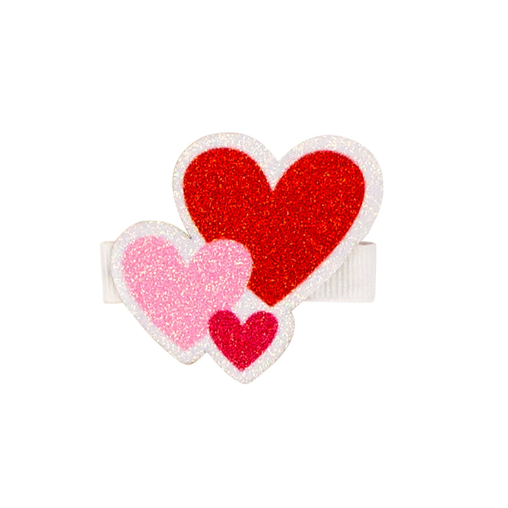 Valentine Hearts Sculpture Bow by Wee Ones