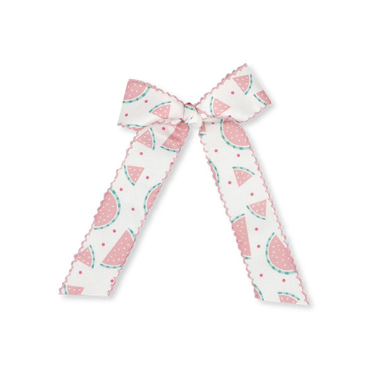 Watermelon Embroidered Grosgrain Bow by Lullaby Set