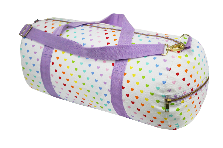 Mint Weekend Seersucker Duffel - 4 Colors