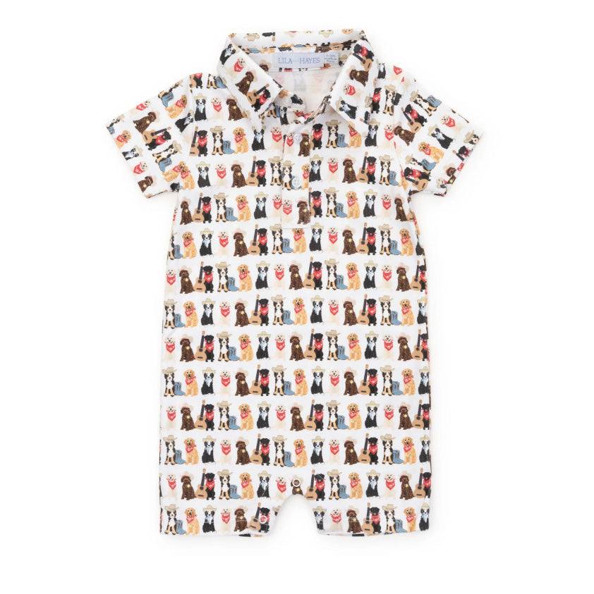 Western Pups Tripp Polo Shortall by Lila & Hayes