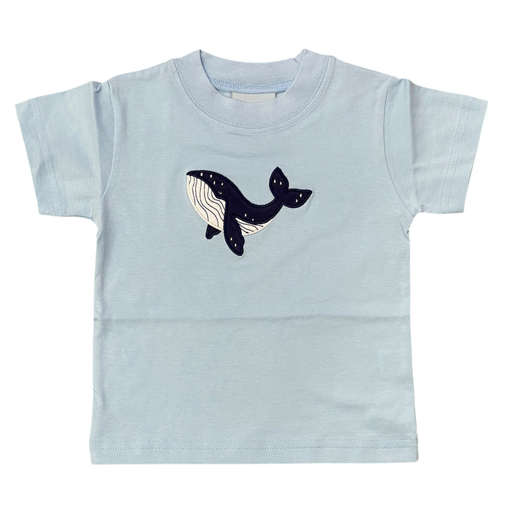 Whale Applique Shirt by The Smiley Crab