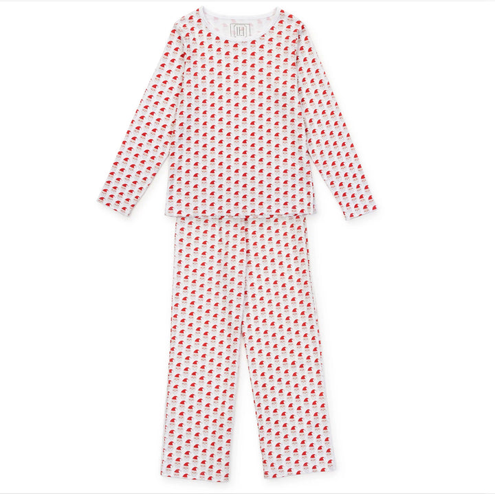 Whimsical Santa Millie Girl's Lounge Pant Set by Lila & Hayes