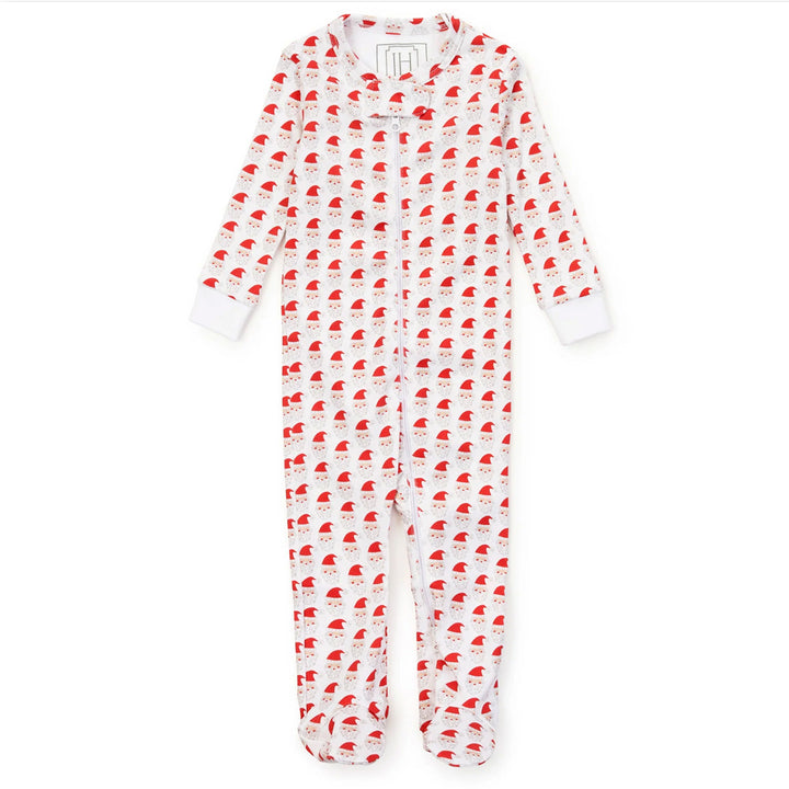 Whimsical Santa Parker Zipper Pajamas by Lila & Hayes