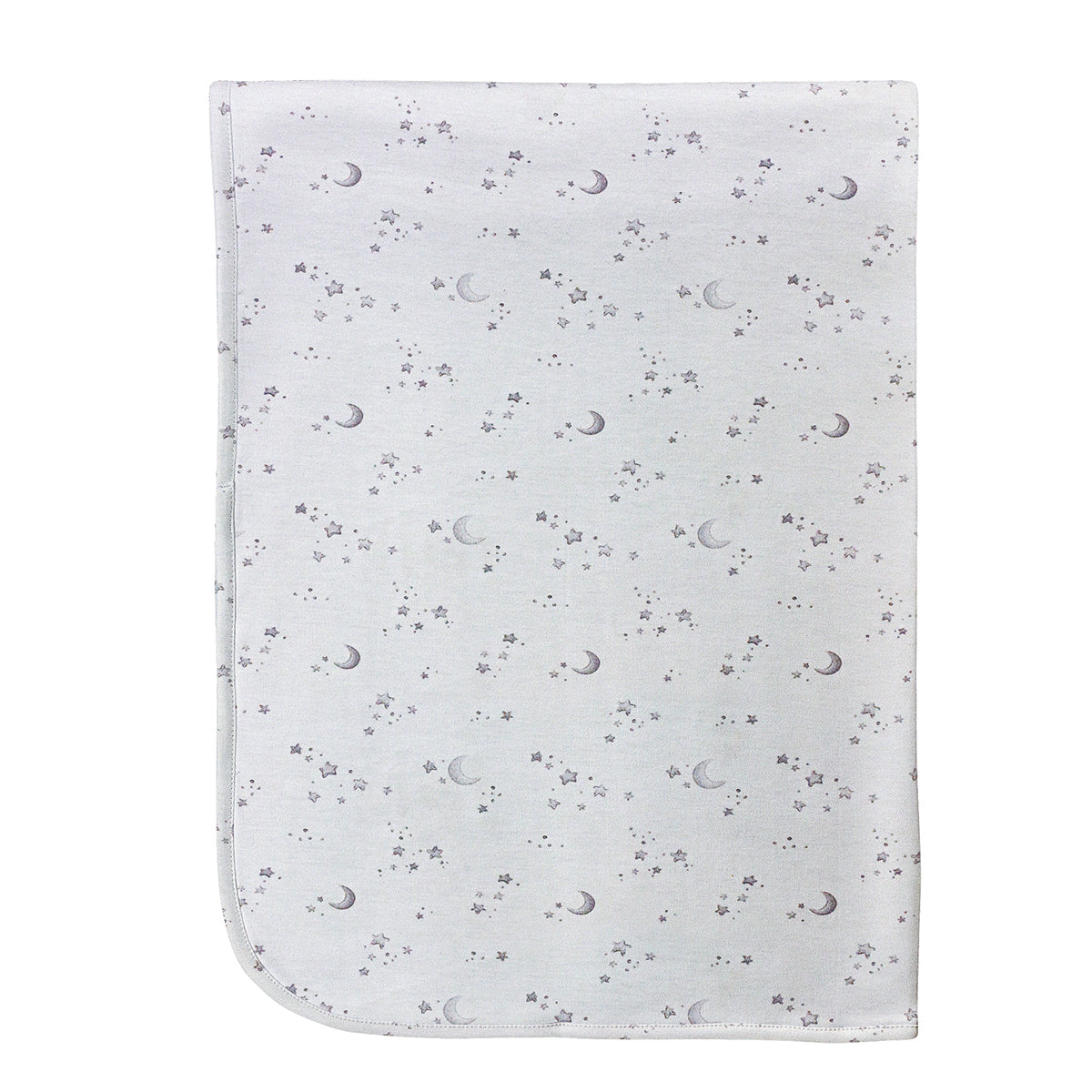 Whisper of Stars Gray Receiving Blanket by Baby Club Chic