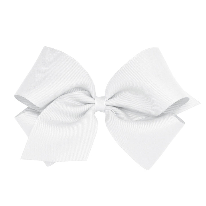 KING (6.25" wide) Grosgrain Bow by Wee Ones (47 Colors)