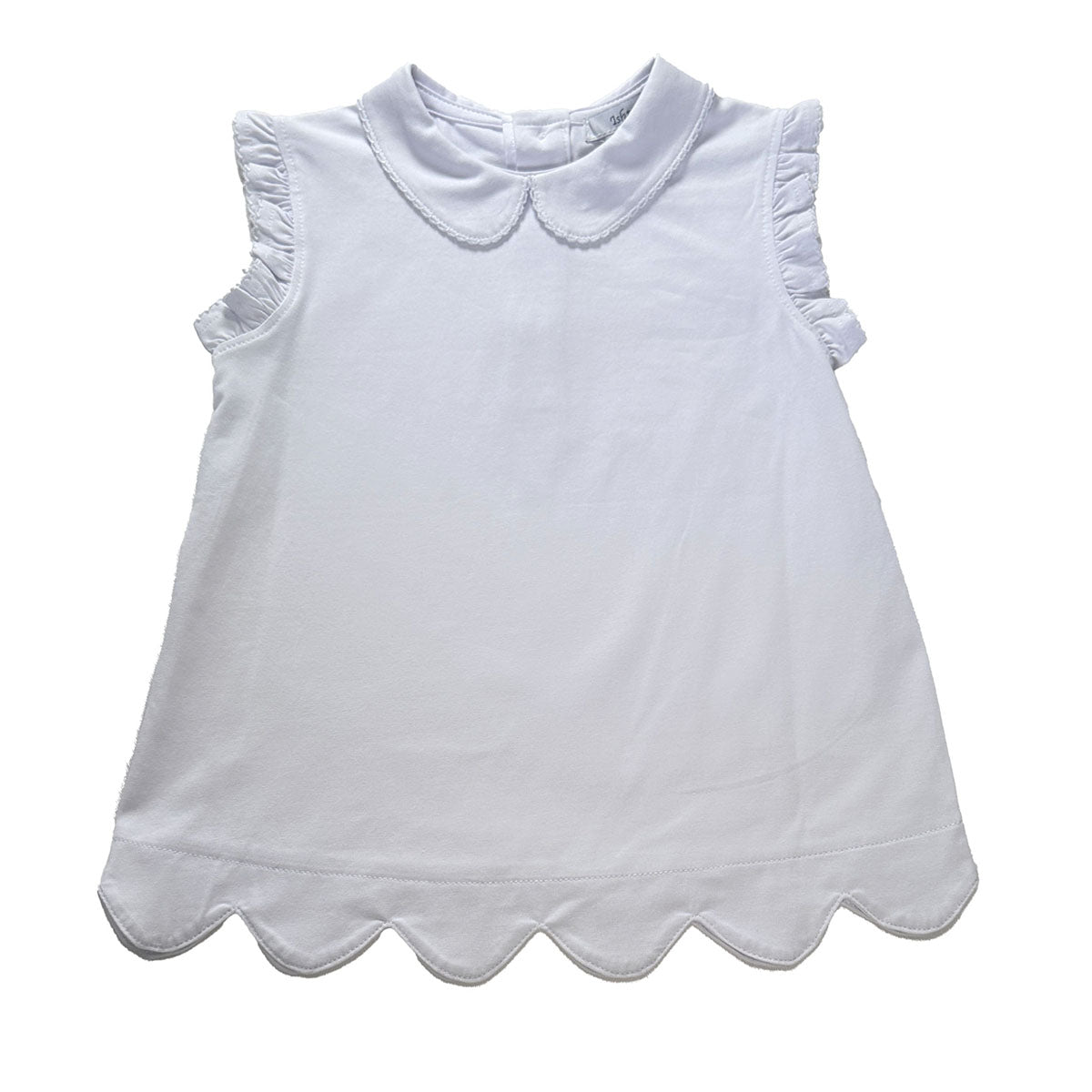 White Sleeveless Top by Ishtex