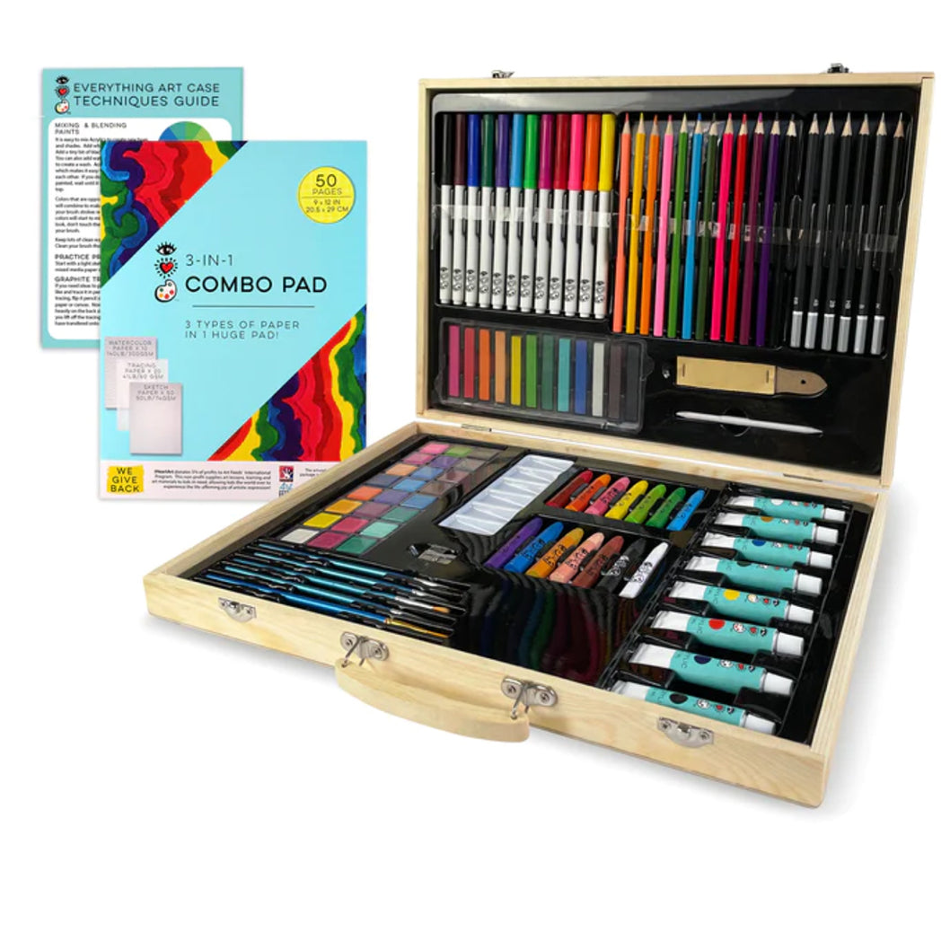 Deluxe Wooden Artist Case
