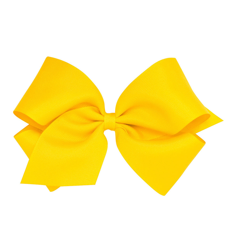 KING (6.25" wide) Grosgrain Bow by Wee Ones (47 Colors)