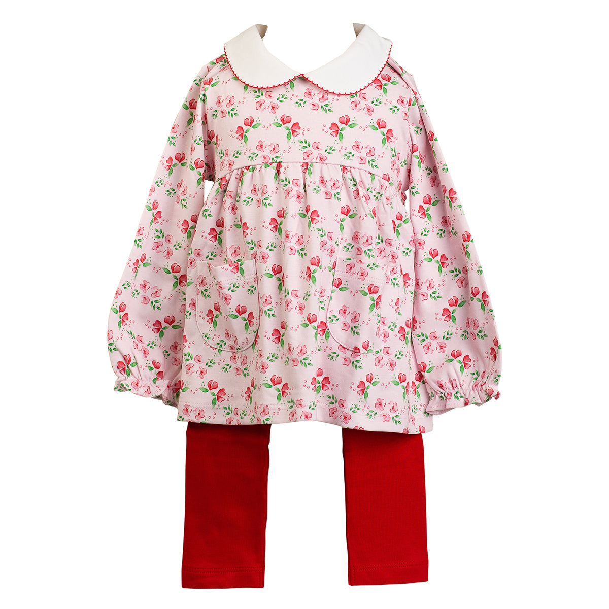 Zinnia Blooms Tunic Set by The Proper Peony