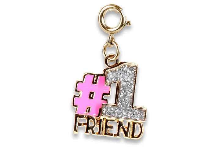 Charm It! Charm - Gold Glitter #1 Friend