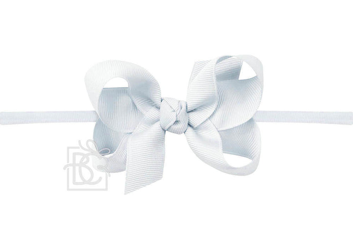 Beyond Creations Powder Blue Pantyhose Headband - 3.5-inch Bow