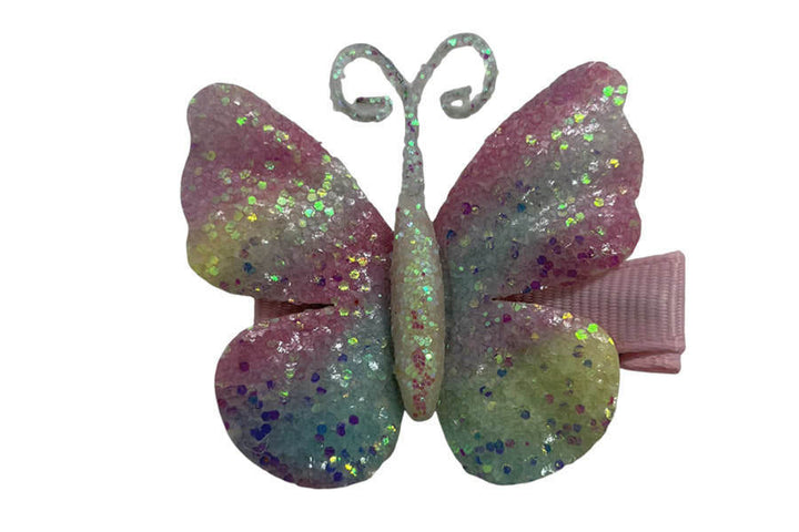 Iridescent Butterfly Sculpture Bow