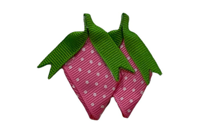 Strawberries (Pink) Sculpture Bow