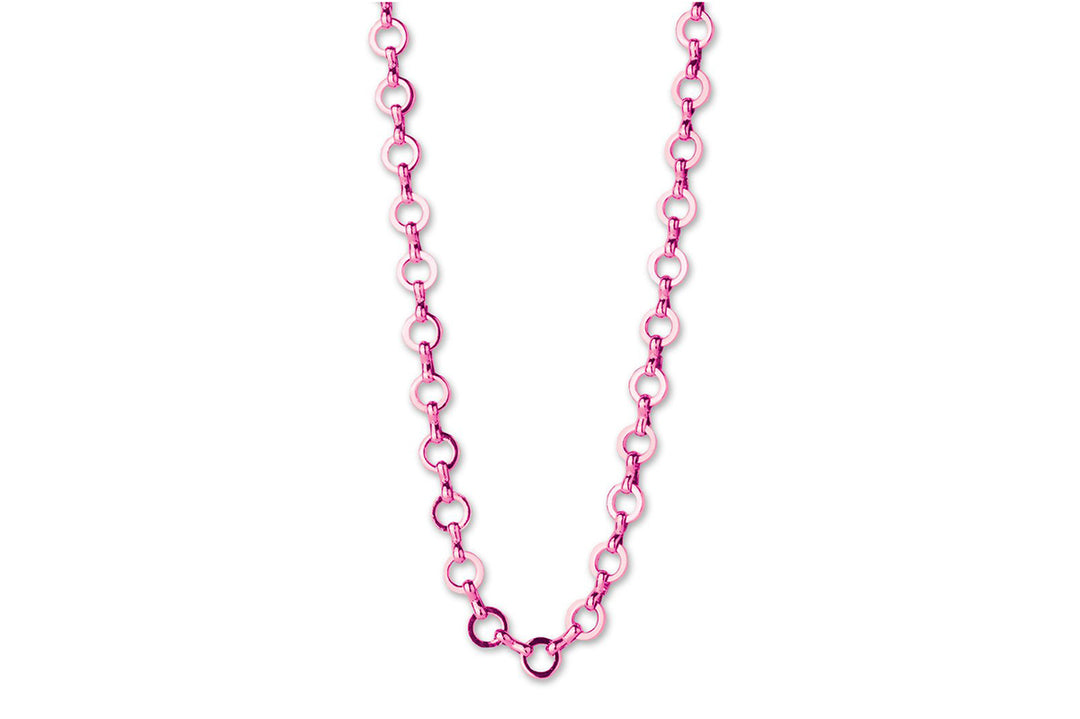 Pink Chain Necklace by Charm It!