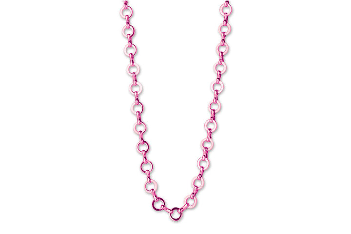Pink Chain Necklace by Charm It!