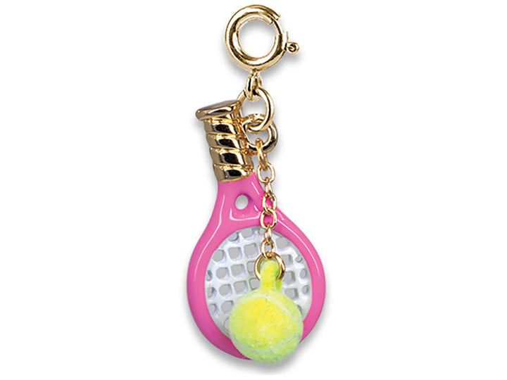 Gold Tennis Racquet Charm by Charm It!