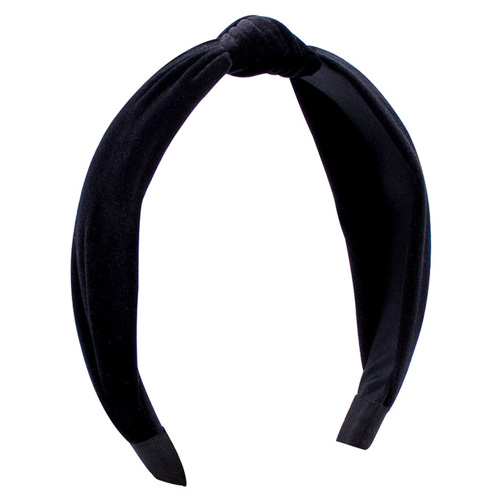Wee Ones Velvet-Wrapped Headband - Black